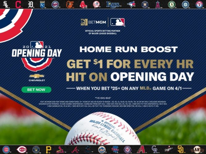 MLB Opening Day Bonus